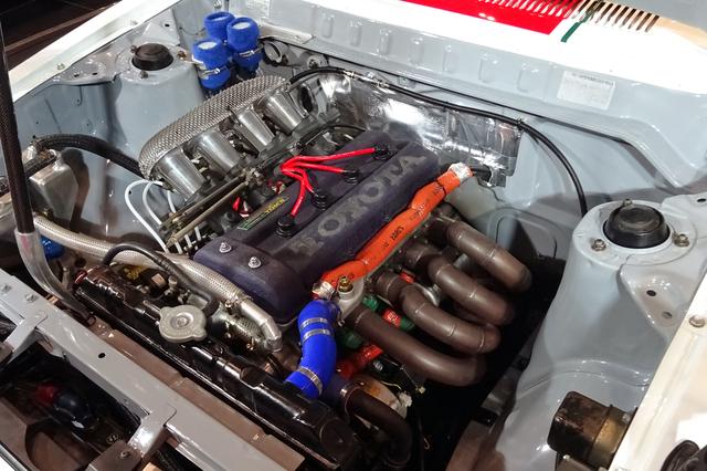 画像: OHVの1.2Lだった3Kエンジンを4バルブDOHCにしてしまった3K-R(137E)。1.3Lながら180馬力を発生した。
