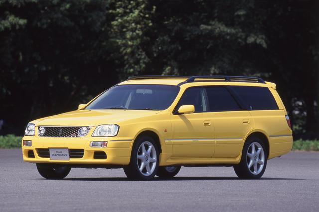 画像: ローレルのプラットフォームを使ったLクラスのステーションワゴン専用車。280psのRB26DETTエンジン搭載車を設定するなどで、スポーツイメージを高めたことなどもあり人気を呼んだ。(写真はマイナーチェンジ後の25t RS FOUR)