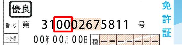 画像: この画像の場合は2000年に初発行を受けたことになる。