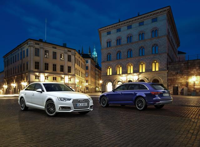 画像: 限定車 A4 35 TFSI sport ブラックエレガンス(左)と A4 アバント 35 TFSI sport ブラックエレガンス。