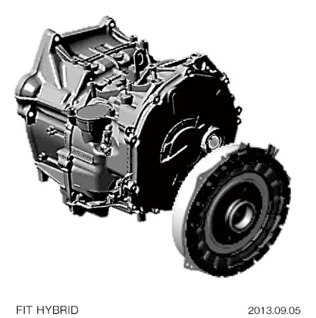 画像: フィットハイブリッドに採用されたi-DCD(DCT)。