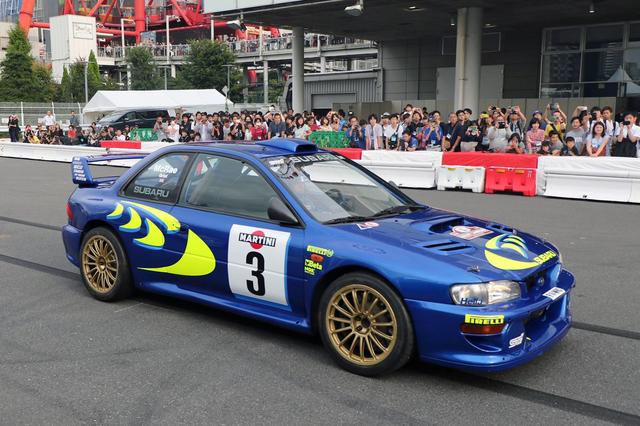 画像: スバル・インプレッサ WRCも走行する。
