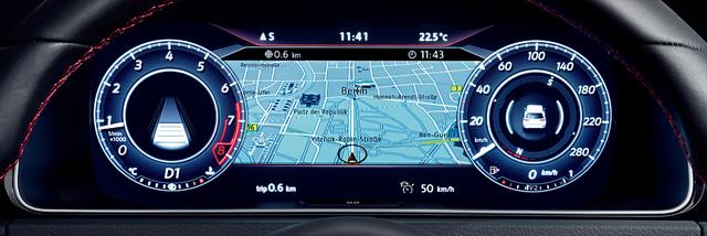 画像: デジタルメータークラスター“Active Info Display”も標準装備。