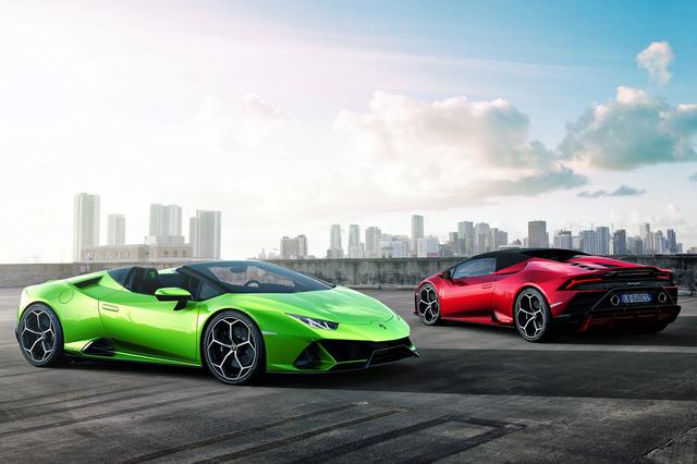 画像: V10 ウラカンEVO、第2のモデルはオープントップモデルのスパイダー