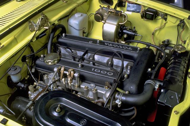 画像: 1.6L DOHCの9R型は、ソレックスのツインキャブも装着して110psと14.0kgmを発生した。