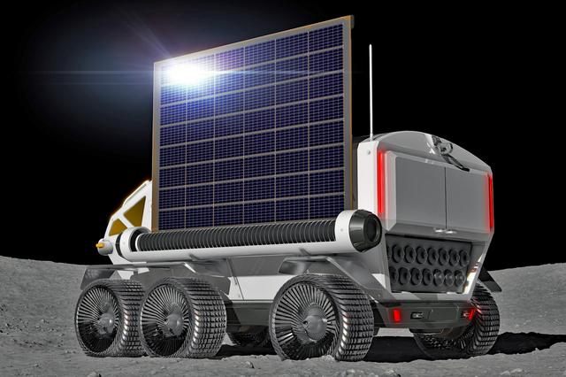 画像: ボディサイドには太陽電池パネルもセットできるようだ。