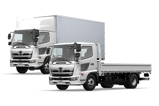 画像: 日野自動車のレンジャーシリーズの中に、8t限定中型自動車免許で運転できるモデルは多い。
