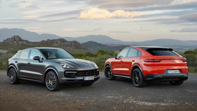 画像: ポルシェ カイエンクーペ。導入されたのは、標準グレードとターボの2種類。
