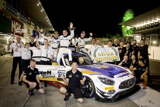 画像: 鈴鹿10時間の初代ウイナーに輝いたのはGruppeM RacingのメルセデスAMG GT3だった。