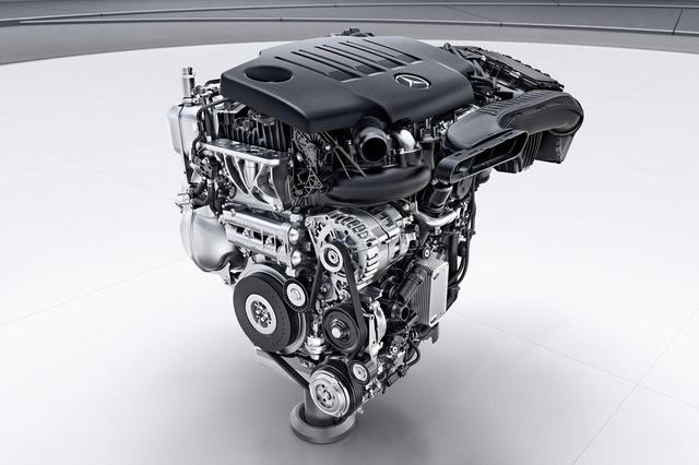 画像: 新開発された2L直4ターボの「OM654q」エンジンがA200dに搭載される。