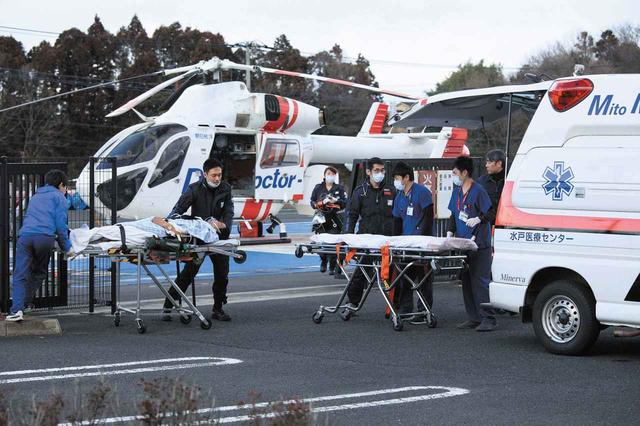 画像: 救急搬送のイメージ。