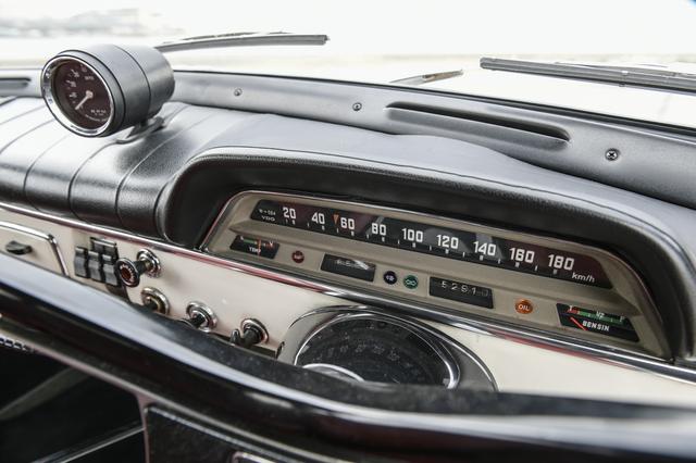 画像: 左から右に針が移動するタイプのスピードメーター。計器類はすべて正常に動いている。