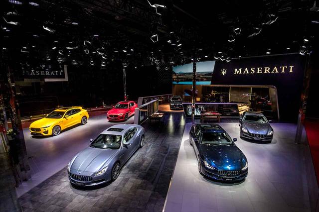 画像: 上海モーターショー2019マセラティブース。