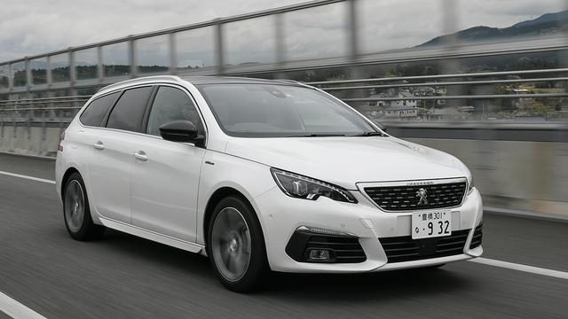画像: 試乗車は特別仕様車308SW GTライン ブルーHDi。新型ディーゼルユニット搭載のGTライン ブルーHDiは、ハッチバックモデルにもラインアップ。