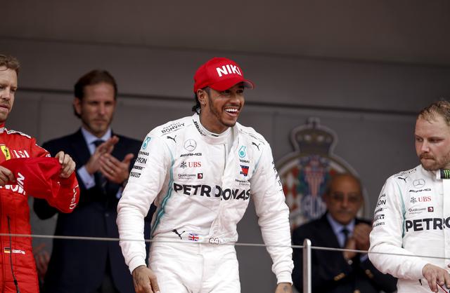 画像: 今季4勝目を飾ったメルセデスAMGのルイス・ハミルトン。