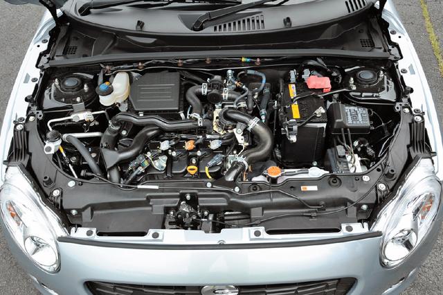 画像: エンジンは658ccターボで、吸気バルブの開閉タイミングを変えるDVVTを採用し、低回転からのトルク特性を向上している。
