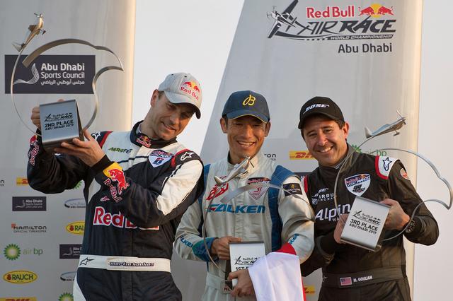 画像: 2019シーズンの開幕戦アブダビで優勝した室屋選手。最後のシリーズチャンピオン奪取に期待しよう。