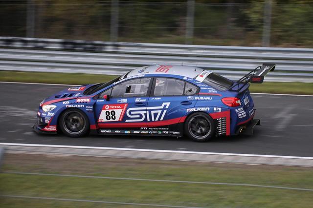 画像: SUBARU WRX STI NBR CHALLENGE 2019のボディに、マット塗装が施されている。
