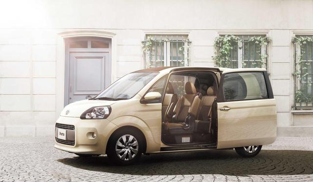 画像: ポルテの特別仕様車、F“Raffine(ラフィネ)”(オプション装着車)。