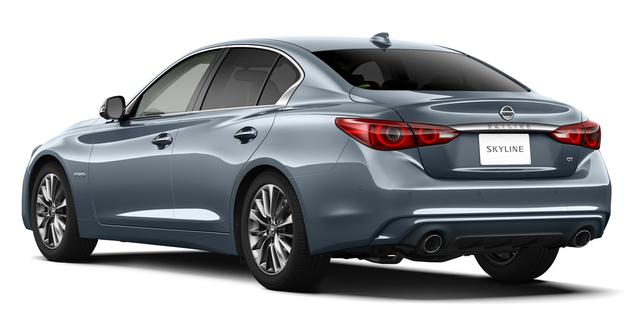 画像: ハイブリッド車は従来の3.5L V6ハイブリッドシステムを踏襲。注目の「プロパイロット2.0」はハイブリッド全車に標準装備される(写真:<ハイブリッド>GT Type P)。