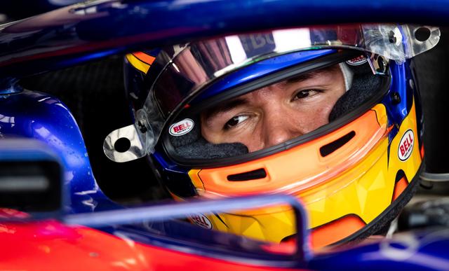 画像: アレクサンダー・アルボン(トロロッソ・ホンダ)。予選17番手。