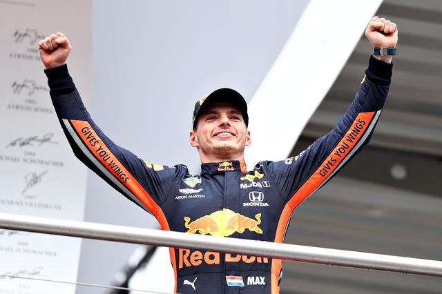 画像: オーストリアGPに続いて、ドイツGPを制したマックス・フェルスタッペン(レッドブル・ホンダ)。