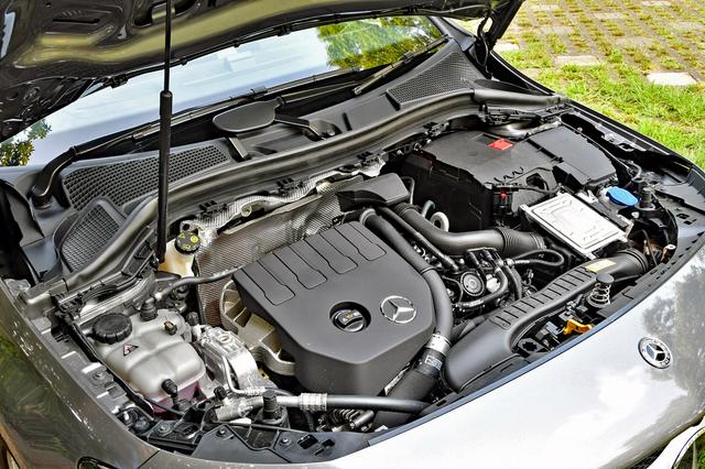 画像: 1.3Lターボエンジンのパワースペックや組み合わされる7速DCTはA180と同じ。