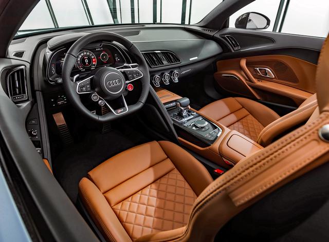 画像: R8スパイダーのインテリア
