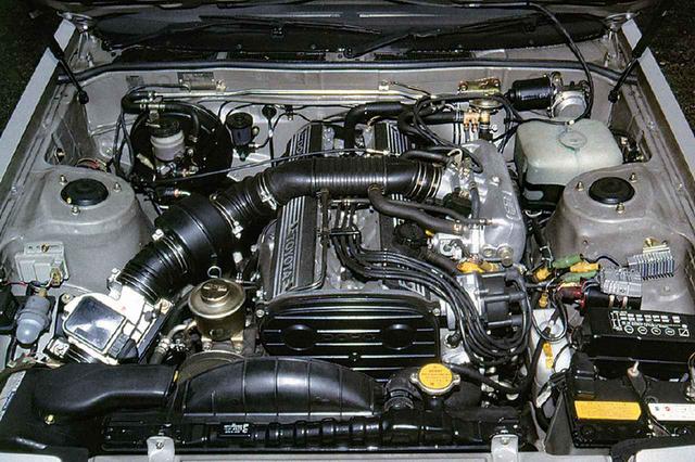 画像: 2000GT以来久々に登場した直6DOHCが5M-GEU型。2.8Lという大排気量を誇り、トヨタの高級車にはなくてはならないエンジンであった。