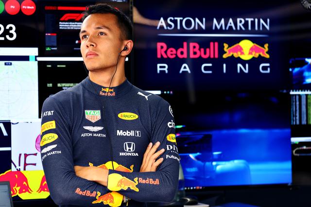 画像: アレクサンダー・アルボン(レッドブル・ホンダ)。予選8番手。