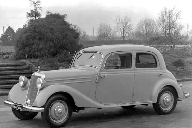画像: 1952〜53年型の170Vb。170Vの戦後型モデル。ボディは、初登場した1930年代スタイルのままだった。