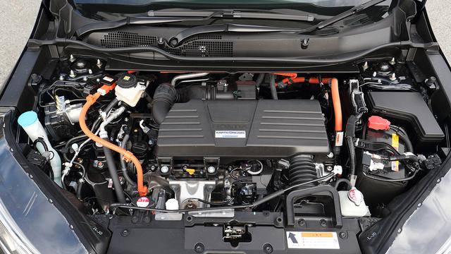 画像: アトキンソンサイクルの2.0L DOHC i-VTECガソリンエンジンと走行用/発電用の2モーターを組み合わせたHYBRID EXのパワーユニット。