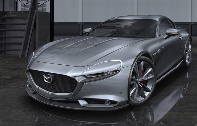 画像: 2021年から採用車が登場する直6エンジン+FRの「ラージアーキテクチャー」をアレンジすれば価格も抑えることが出来るが、RX-9はコストよりも車体の軽量化による環境性能向上を目指しているようだ。(RX-9の予想CG)