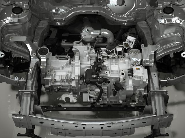 画像: 2020年に発売されるEVの後には、ロータリーエンジン(写真向かって右側)によって発電を行うレンジエクステンダーも発売予定だ。さらなる航続距離を求めるならこちらがベターか。
