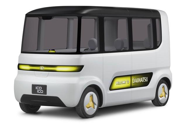 画像: 軽自動車のサイズ、ギリギリでデザインされたIcoIco(イコイコ)。完全自動運転の電気自動車だ。