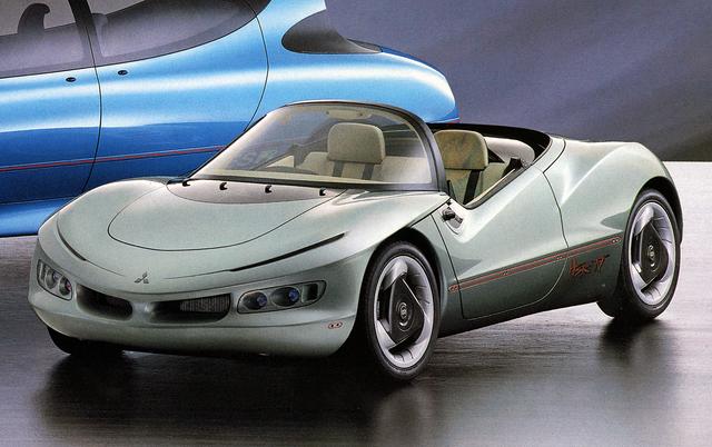 画像: 三菱のHSRは4世代目となり、HSR-IVではオープン2シーターのスタイルで提案された。