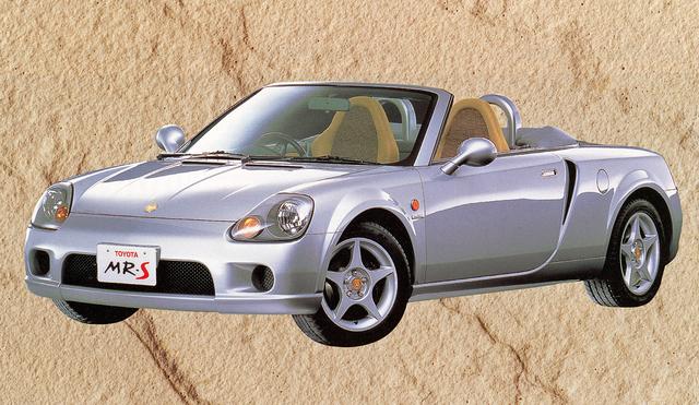 画像: トヨタ MR-Sは、ほぼこのままのスタイルで1999年10月に発売された。