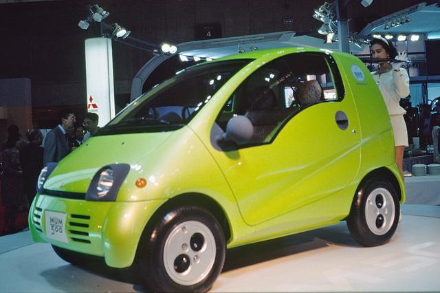 画像: スマートよりも先に発表されていた、三菱のコンパクトカー MUM500。