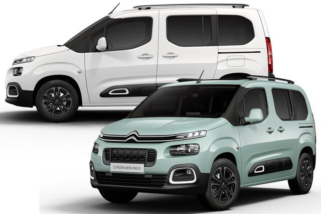 画像: シトロエンのMPV「ベルランゴ」。同日発表のプジョー リフターとは兄弟車種であるが、エクステリアからインテリアまで、見た目は大きく異なる。