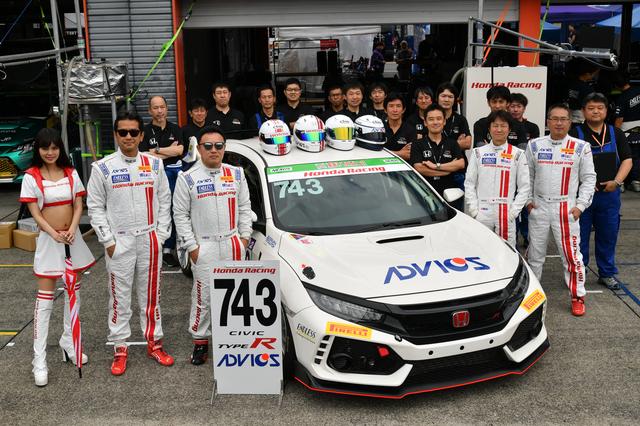 画像: ほぼ本田技術研究所社員で構成されたチームHonda R&D Challenge、743はニュルのFF最速記録7分43秒から