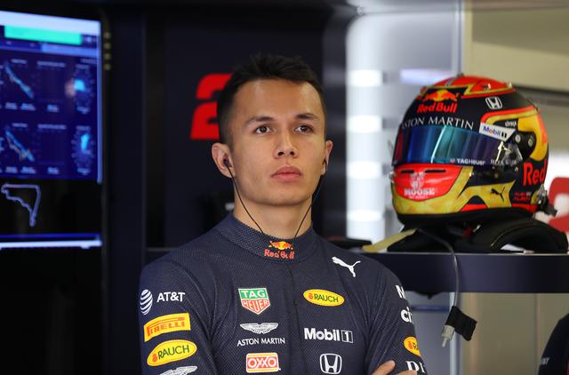 画像: アレクサンダー・アルボン(レッドブル・ホンダ)。予選5番手。