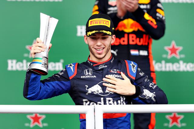 画像: ブラジルGPで2位入賞を果たしたピエール・ガスリー(トロロッソ・ホンダ)。予選から素晴らしい走りを見せていた。