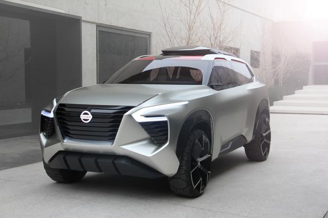 画像: 2018年のデトロイトショーで公開されたコンセプトカー「Xmotion」。新型エクストレイル(=ローグ)のコンセプトカーと言われている。発売される実車のイメージも現行型車とは大きく異なるようだ。