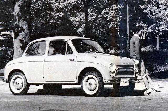 画像: 全長は3140mm、全幅は1390mmと、現代の軽自動車よりずっと小さかった。