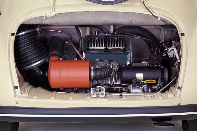 画像: 写真は初期型のエンジンだが、形式的には変わらない。1960年モデルでは18ps/3.2kgmになった。