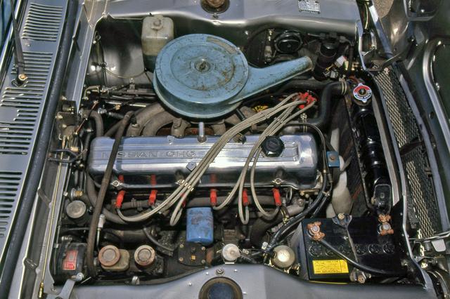画像: L型6気筒エンジンは、こののちフェアレディZやローレルなど、多くの日産車に搭載される。