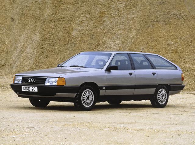 画像: 1982年に登場したアウディ100は市販車初のCd値0.30を達成。ステーションワゴンのアバンテもラインアップした。