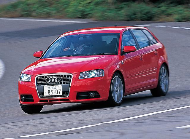 画像: アウディA3スポーツバック2.0TFSI。DSG搭載モデルの日本での展開は、フォルクスワーゲンよりもアウディが先行していた。A3とTTの3.2クワトロでDSGは日本デビューしたが、パドルシフトはその当初から装備されていた。A3スポーツバック2.0TFSIもパドルを標準装備。