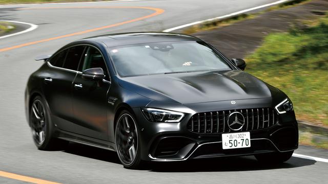 画像: AMGリアアクスルステアリング、AMG ライドコントロールエアサスペンションで走りを制御。
