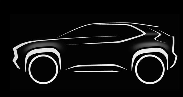 画像: RAV4を連想させるダイナミックなオーバーフェンダーだがホイールベースは短い。フレキシブルなTNGA-Bプラットフォームを使った、新たなヤリス・ファミリーが登場する。
